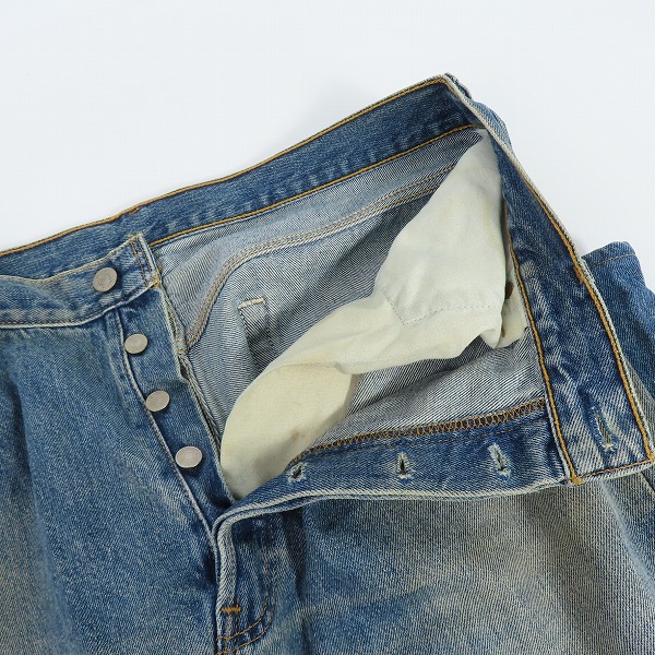 実際に弊社で買取させて頂いたLEVIS/リーバイス 501/USA製/ボタン裏刻印501/スモールe デニムパンツ 501-6182/W36L32の画像 5枚目