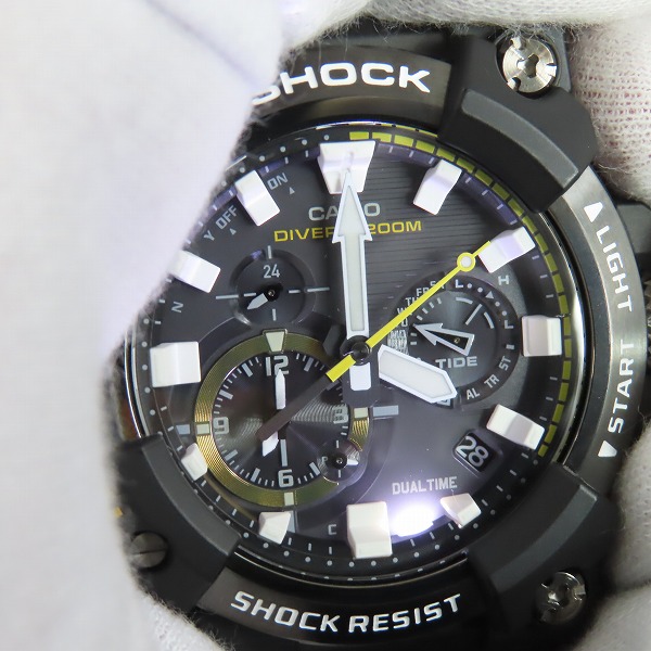 実際に弊社で買取させて頂いたG-SHOCK/Gショック FROGMAN/フロッグマン Bluetooth ソーラー電波時計 GWF-A1000-1AJF　の画像 4枚目