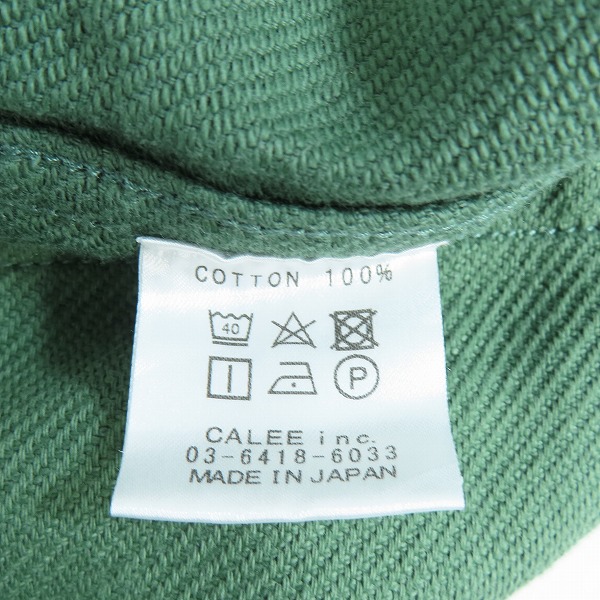 実際に弊社で買取させて頂いたCALEE/キャリー オーバーサイズ カーディガンシャツジャケット/Lの画像 4枚目