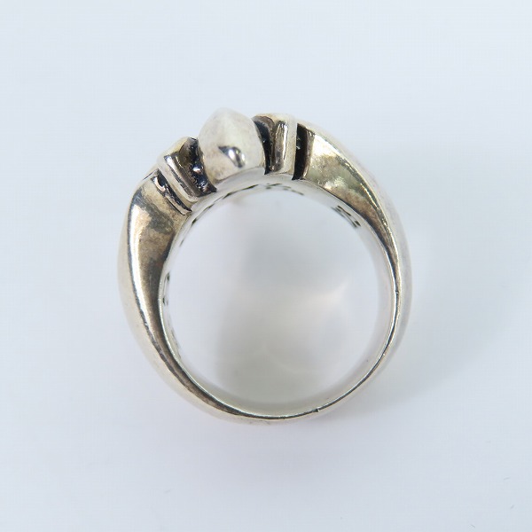 実際に弊社で買取させて頂いたBWL/BILL WALL LEATHER/ビルウォールレザー NEW CROSS RING ニュークロスリング 21号の画像 5枚目