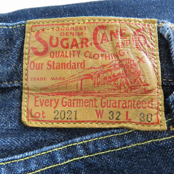 実際に弊社で買取させて頂いたSUGAR CANE/シュガーケン Lot2021 デニムパンツ ジーンズ SC42021 W32L30の画像 3枚目