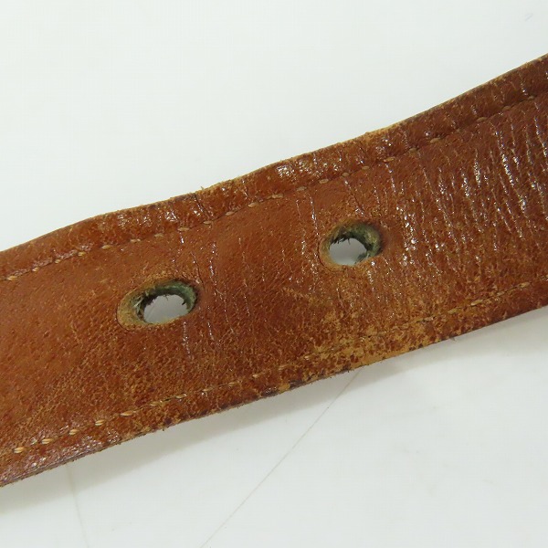 実際に弊社で買取させて頂いたCOACH/コーチ レザー切替 ベルト 3810 32-80cmの画像 7枚目