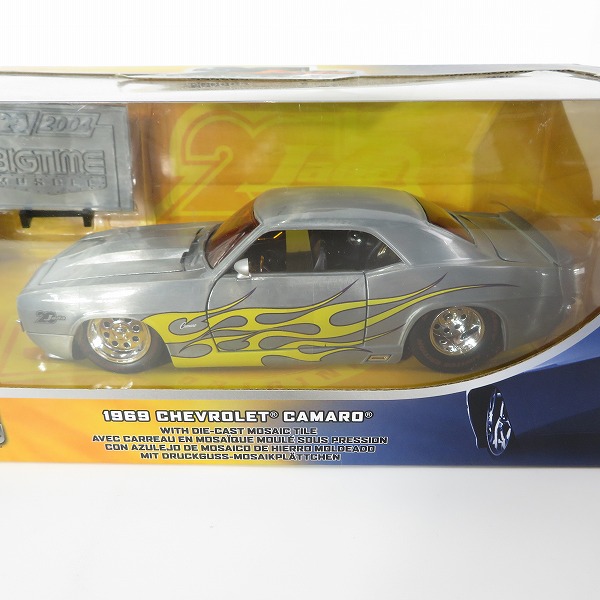 実際に弊社で買取させて頂いた【未開封】Jada Toys/ジャダトイズ 20th ANNIVERSARY BIG TIME MUSCLE 1/24 1969 CHEVROLET CAMARO/シボレー カマロ ミニカーの画像 2枚目