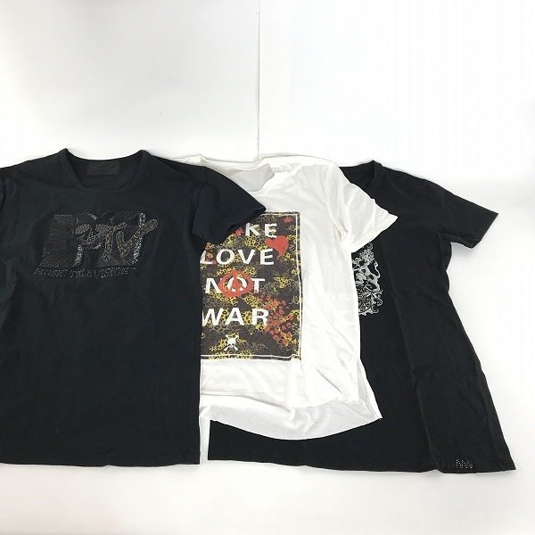 実際に弊社で買取させて頂いた【おまとめ】Roen/ロエン スタッズ/プリント 等 Tシャツ