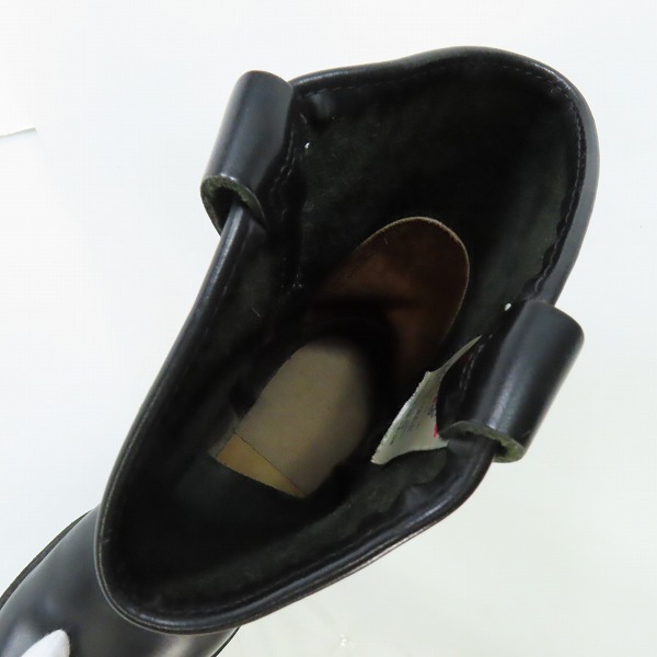 実際に弊社で買取させて頂いたRED WING/レッドウィング ペコスブーツ ブラック 8155/8.5Eの画像 4枚目