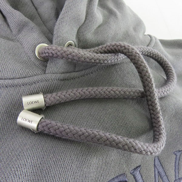 実際に弊社で買取させて頂いた【未使用/JPタグ】LOEWE/ロエベ 24SS RELAXED FIT HOODIE/リラックスフィット フーディー プルオーバーパーカー H526Y25X39/Sの画像 7枚目