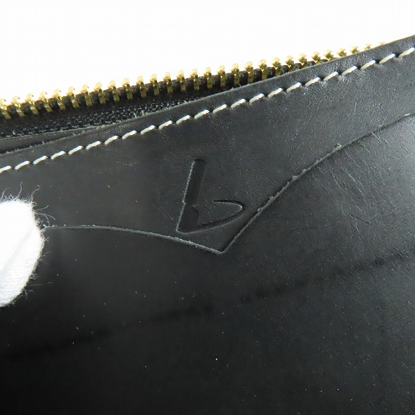 実際に弊社で買取させて頂いた土屋鞄製造所/ツチヤカバン ユニックリベルタ マスターLファスナー 長財布 ロングウォレット ブラックの画像 4枚目