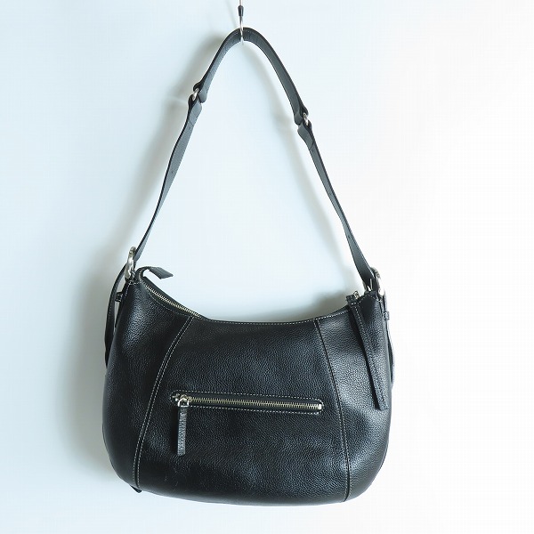 実際に弊社で買取させて頂いた土屋鞄製造所/ツチヤカバン ラウンド ショルダーバッグ ブラックの画像 1枚目