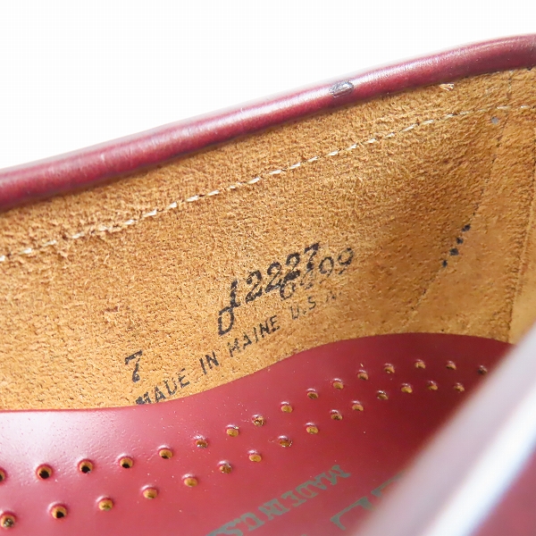 実際に弊社で買取させて頂いたCOLE HAAN/コールハーン コインローファー 6499/7の画像 5枚目