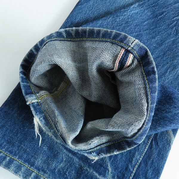 実際に弊社で買取させて頂いたLEVI'S/リーバイス VINTAGE CLOTHING/LVC 1966モデル USA製 501XX デニム 66501-0008 W36L34の画像 9枚目
