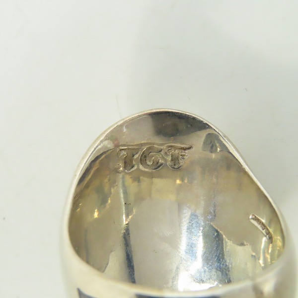 実際に弊社で買取させて頂いたTHE GREAT FROG/ザ グレートフロッグ バイカースカルリング/Biker Skull Ring 25号-25.5号の画像 3枚目