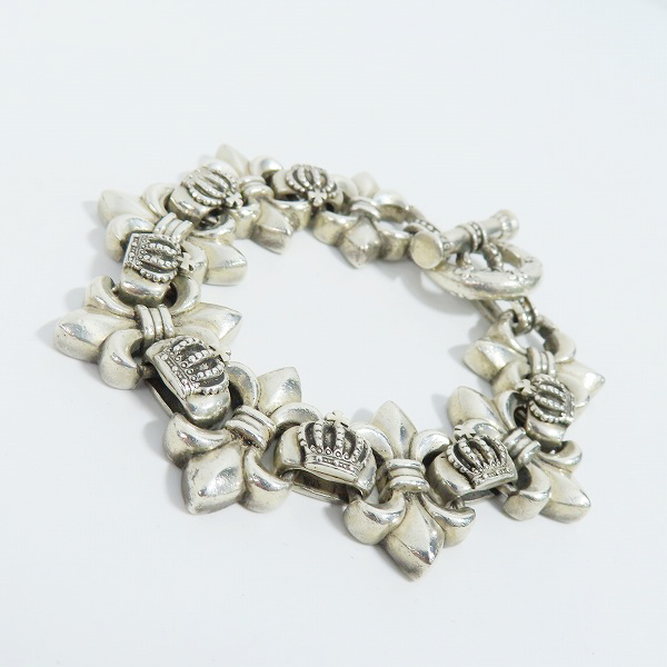 実際に弊社で買取させて頂いたJustin Davis/ジャスティンデイビス BIG FDL フレア/クラウン ブレスレット SBJ100