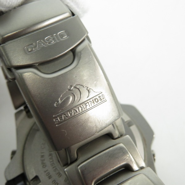 実際に弊社で買取させて頂いたCASIO/カシオ SEA-PATHFINDER/シーパスファインダー/チタン SPF-100【動作未確認】の画像 9枚目