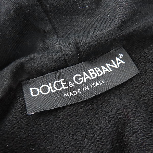 実際に弊社で買取させて頂いた【JPタグ】DOLCE & GABBANA/ドルチェ&ガッバーナ 19AW ロゴプリントプルオーバーパーカー G9JQ3T/G7QSO/44の画像 2枚目