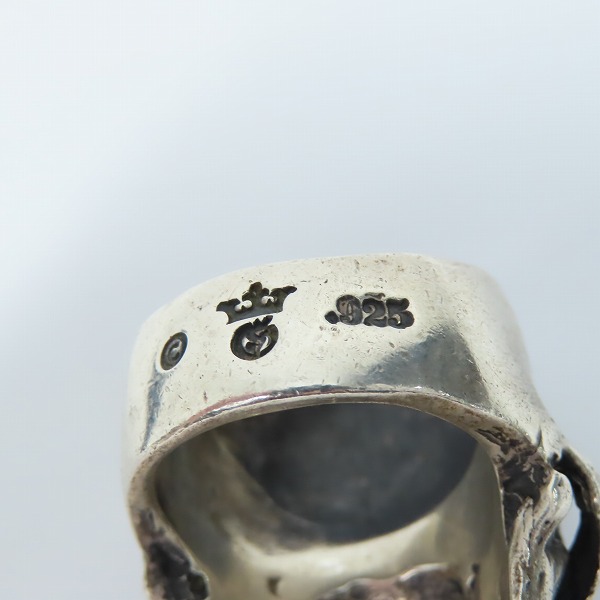 実際に弊社で買取させて頂いた【ギャラ付】Gabor/ガボール ラージスカルリングwジョー セカンドジェネレーション 22.5-24.5号の画像 6枚目