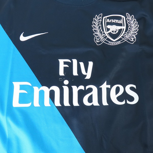 レア 11-12 アーセナル　ナイキ　アウェイ125周年ユニフォーム　正規品 NIKE アーセナル 11/12 125周年 ユニフォーム アウェイ 長袖