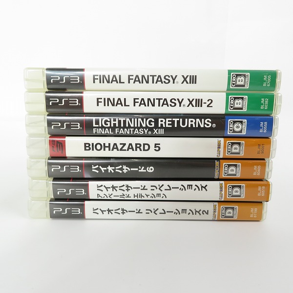 実際に弊社で買取させて頂いた【おまとめ品】PS3用 ソフト FF13,13-2,ライトニングリターンズ/バイオハザード5,6,リベレーションズ,2の画像 4枚目
