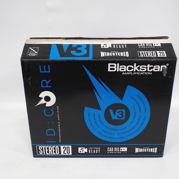 実際に弊社で買取させて頂いた★Blackstar/ブラックスター ID:CORE V3 STEREO 20 ギター用コンボアンプ【動作確認済】の画像 7枚目