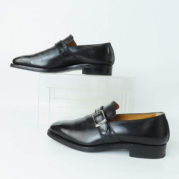 実際に弊社で買取させて頂いたSCOTCH GRAIN/スコッチグレイン プレーントゥ モンクストラップ レザーシューズ/ビジネスシューズ 7850/23.5の画像 3枚目