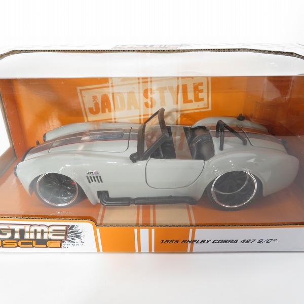 実際に弊社で買取させて頂いた【未開封】Jada Toys/ジャダトイズ BIG TIME MUSCLE 1/24 1965 SHELBY COBRA 427 S/C シェルビーコブラ ミニカーの画像 2枚目