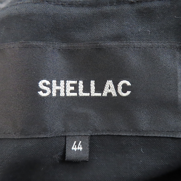 実際に弊社で買取させて頂いたSHELLAC/シェラック レザージャケット 270225 44の画像 2枚目