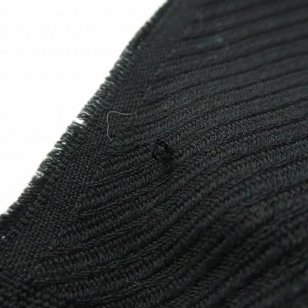 実際に弊社で買取させて頂いたGUCCI/グッチ ウール/シルク フリンジ マフラーの画像 8枚目