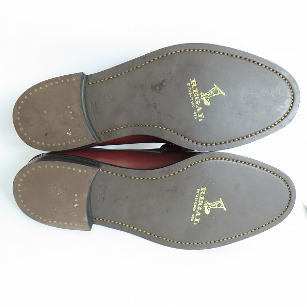 実際に弊社で買取させて頂いたREGAL × VAN JAC/リーガル × ヴァンジャケット コインローファー 3177/24.5EEの画像 2枚目