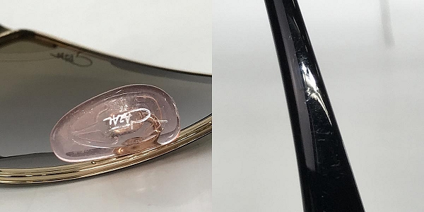 実際に弊社で買取させて頂いたCAZAL/カザール サングラス/アイウェア MOD 974 COL522の画像 8枚目