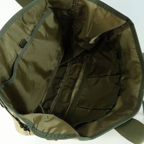 実際に弊社で買取させて頂いたBUZZ RICKSON'S×PORTER/バズリクソンズ×ポーター WilliamGibson/ウィリアムギブソン トートバッグ カーキの画像 3枚目
