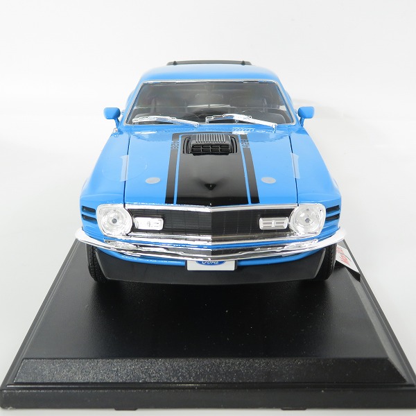 実際に弊社で買取させて頂いたMaisto/マイスト 1/18 1970 Ford Mustang Mach 1/フォード マスタング マッハ1 ミニカーの画像 2枚目