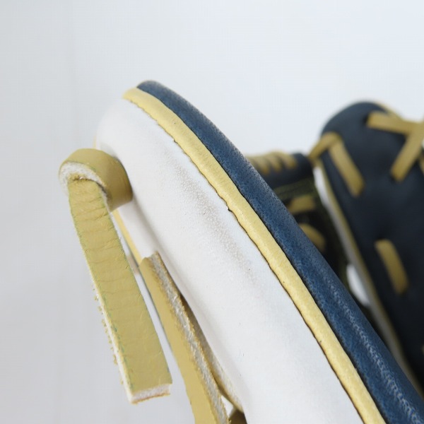 実際に弊社で買取させて頂いたZETT/ゼット 軟式/オールラウンド SMUカラーグラブ FINECatch BRGB35432A  の画像 7枚目