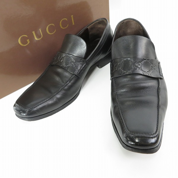 実際に弊社で買取させて頂いたGUCCI/グッチ レザーローファー 170311 41