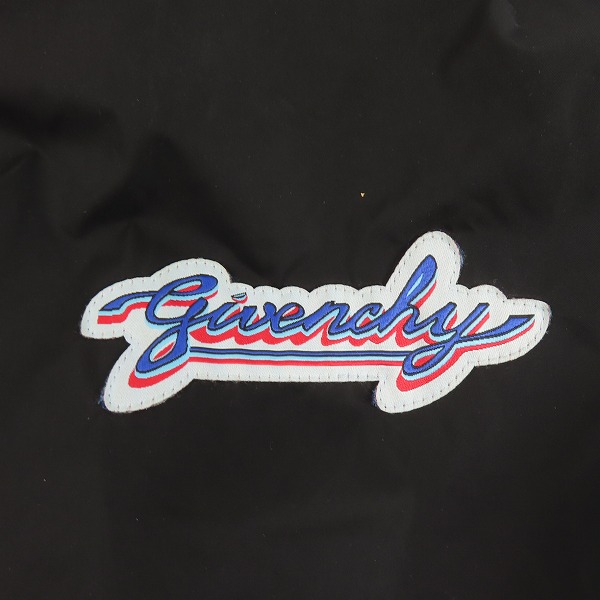 実際に弊社で買取させて頂いたGIVENCHY /ジバンシィ MOTEL EMBROIDERED WINDBREAKER Jacket  BM00C713EN /46の画像 5枚目