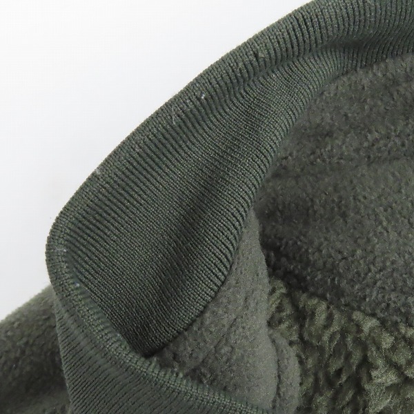 実際に弊社で買取させて頂いたUNIQLO×White Mountaineering/ユニクロ×ホワイトマウンテニアリング フリースオーバーサイズジャケット オリーブ Lの画像 6枚目