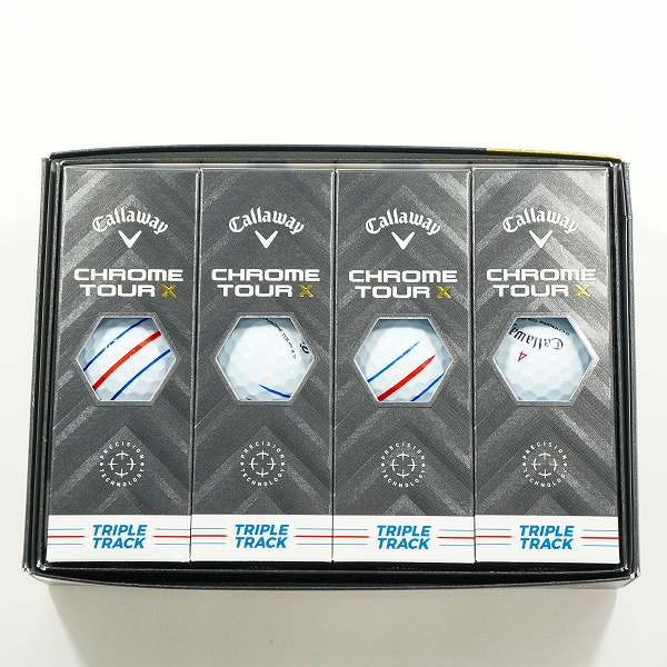 実際に弊社で買取させて頂いた(1)【未使用】Callaway/キャロウェイ CHROME TOUR X TRIPLE TRACK ゴルフボール ホワイト 1ダース