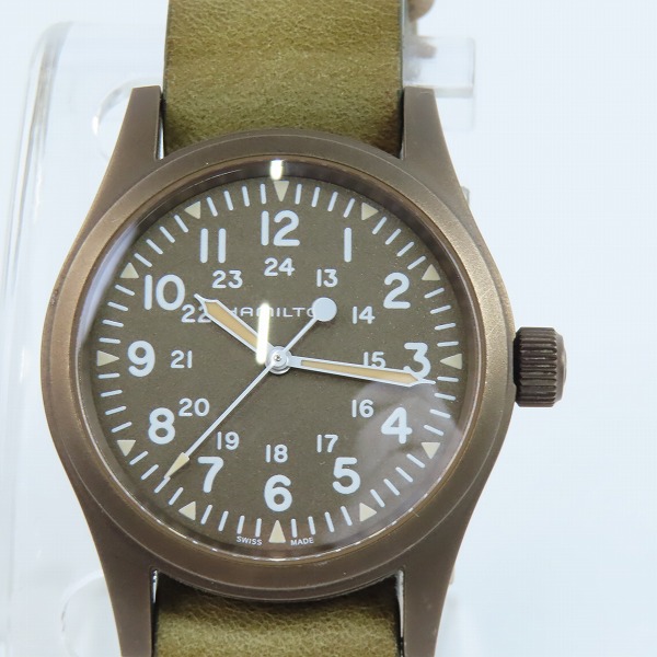 実際に弊社で買取させて頂いたHAMILTON/ハミルトン カーキフィールド 手巻き 腕時計 H694490