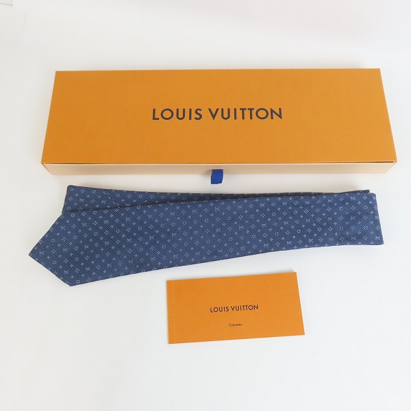 実際に弊社で買取させて頂いたLOUIS VUITTON/ルイヴィトン モノグラム柄 ネクタイの画像 9枚目