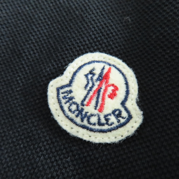 実際に弊社で買取させて頂いた【JPタグ】MONCLER/モンクレール MAGLIA POLO MANICA CORTA 半袖ポロシャツ ブラック 510918304300 84093/XLの画像 7枚目