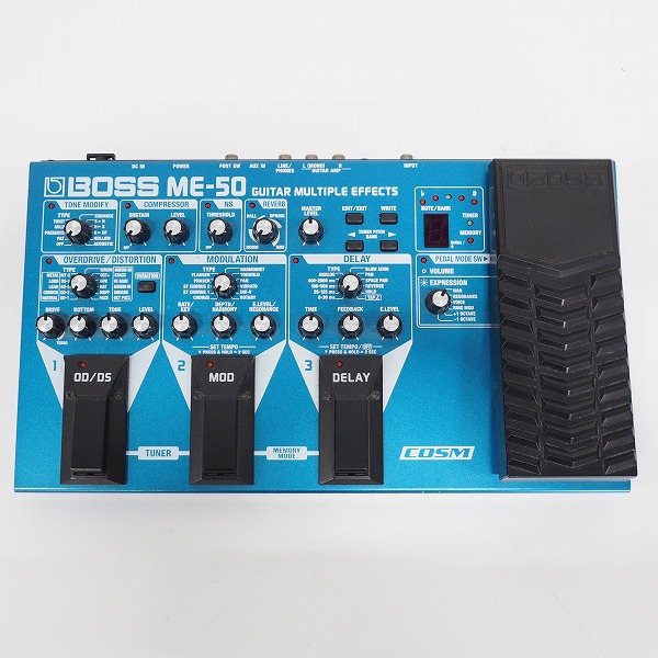 実際に弊社で買取させて頂いたBOSS/ボス ME-50 GUITAR MULTIPLE EFFECTS ギター用 マルチエフェクター【簡易動作確認済】