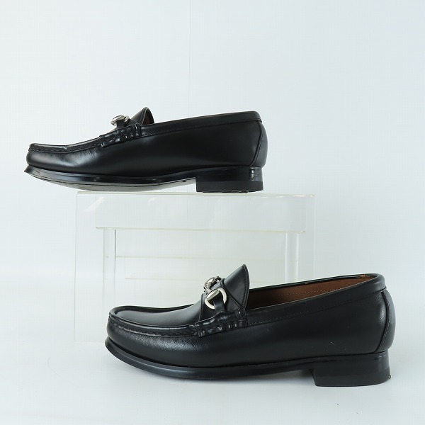 実際に弊社で買取させて頂いたREGAL/リーガル ホースビット レザー ローファー/シューズ ブラック Y064/23.5の画像 3枚目