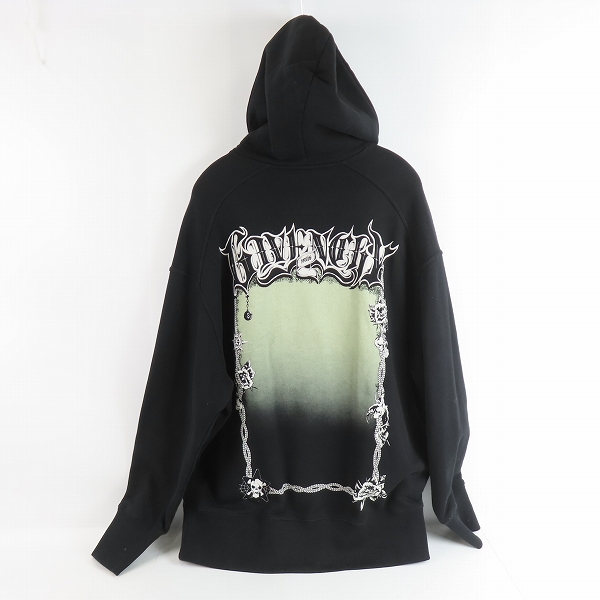 実際に弊社で買取させて頂いたGivenchy/ジバンシィ Oversized Chain Frame Hoodie オーバーサイズパーカー BMJ0BA3Y69/Mの画像 1枚目