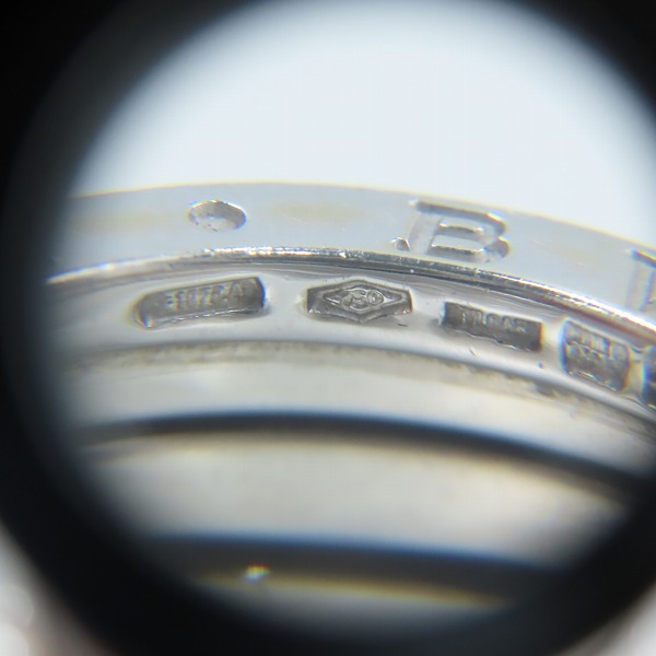 実際に弊社で買取させて頂いたBVLGARI/ブルガリ K18WG B-ZERO1/ビーゼロワン 3バンド リング/指輪 57/16号の画像 7枚目