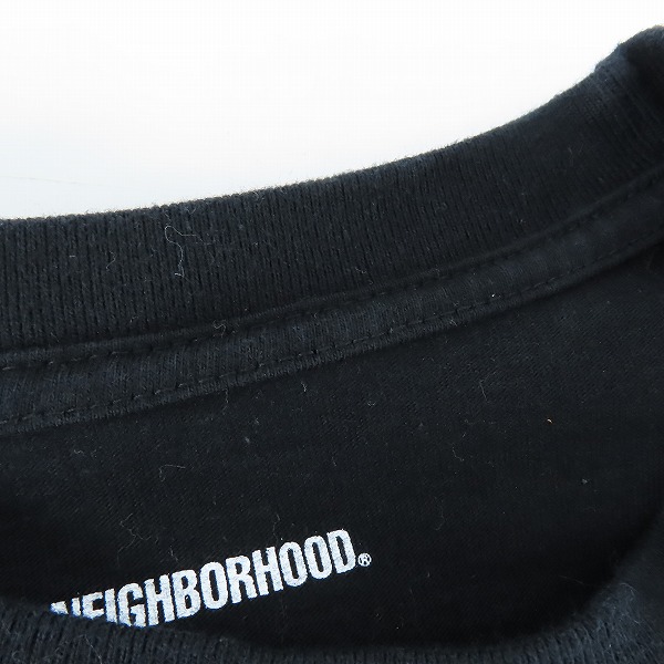実際に弊社で買取させて頂いたNEIGHBORHOOD/ネイバーフッド 半袖カットソー ブラック/Sの画像 7枚目
