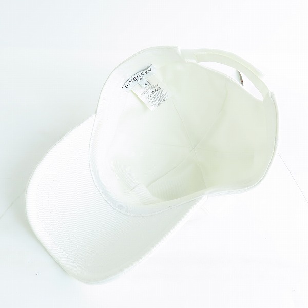 実際に弊社で買取させて頂いたGIVENCHY/ジバンシィ ロゴプリントベースボールキャップ H21043/56の画像 5枚目