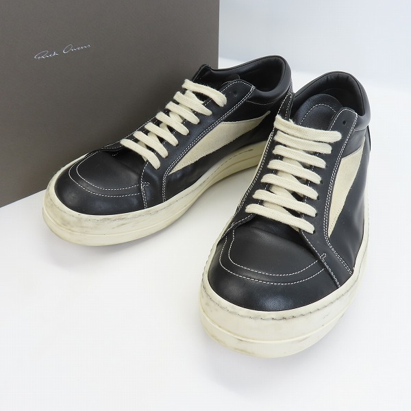 実際に弊社で買取させて頂いたRick Owens/リックオウエンス VINTAGE SNEAKS/ヴィンテージスニーカー レザー 02B2897/42.5