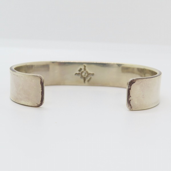 実際に弊社で買取させて頂いたFIRST ARROW'S/ファーストアローズ K18/SILVER 平打 プレーンバングル BR-001の画像 3枚目