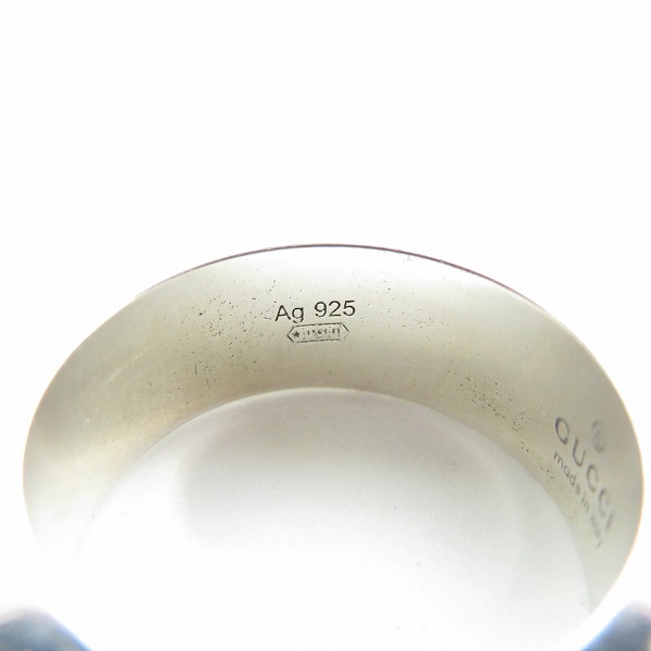 実際に弊社で買取させて頂いたGUCCI/グッチ ダブルG シルバー リング 551899 J8400 0811/16号の画像 8枚目
