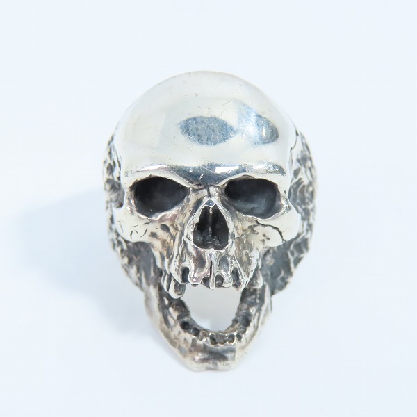 実際に弊社で買取させて頂いたCRAZY PIG/クレイジーピッグ  ペストスカルリング/Plague Skull Ring 19号の画像 1枚目