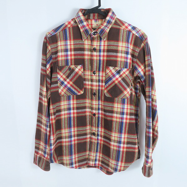 実際に弊社で買取させて頂いたSUGAR CANE/シュガーケーン ネルシャツ SC26310/M