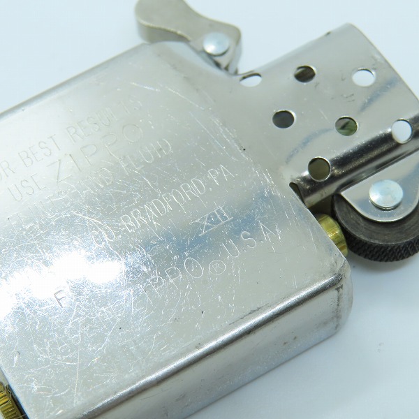 実際に弊社で買取させて頂いたZIPPO/ジッポー HARLEY DAVIDSON/ハーレーダビッドソン RIDE TO LIVE ロゴメタル貼り 1996年製の画像 6枚目